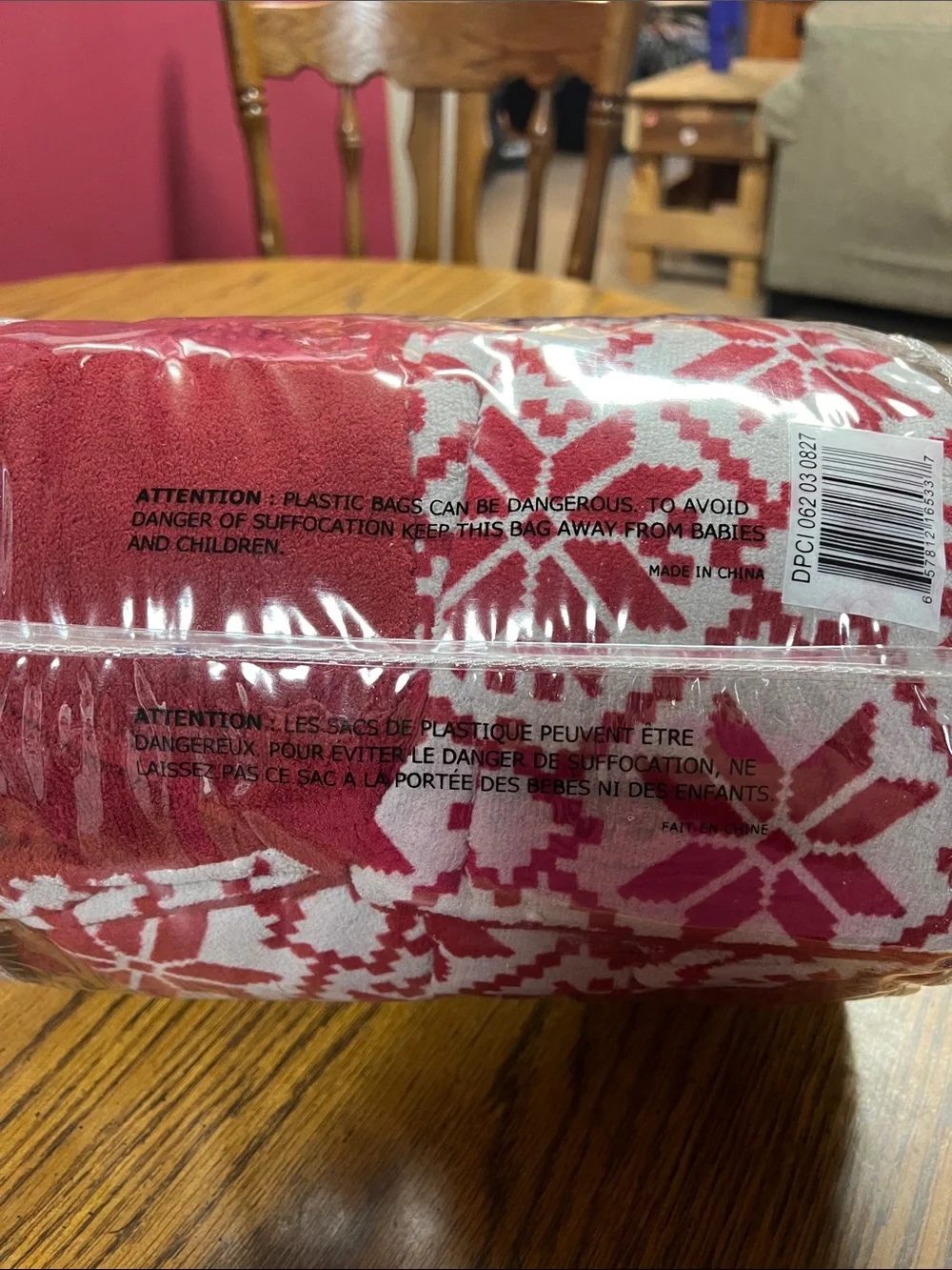 Biddeford Red Microplush Heated Throw Blanket